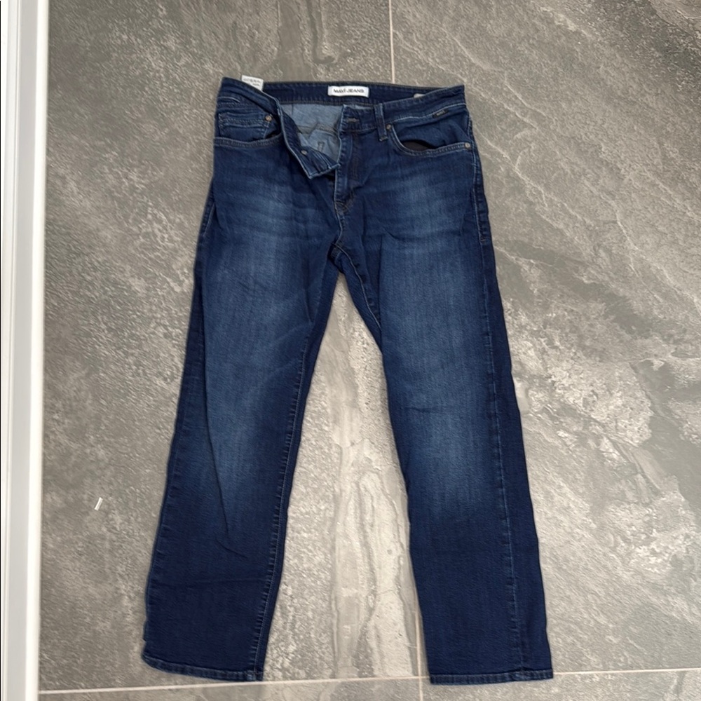 Mavi Blue Straight Jeans Classic Denim